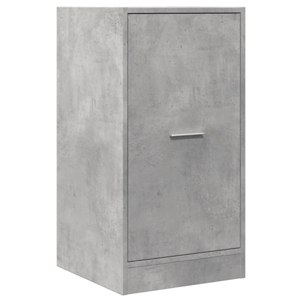 Armario botiquín madera ingeniería gris hormigón 40x41x77.5 cm M 3