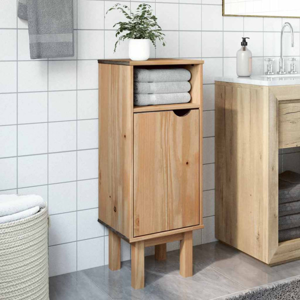 Mueble de baño OTTA madera maciza de pino 35x30x90 cm M 3