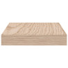 Estantes flotantes 4 uds madera de ingeniería 50x23.5x4 cm 4