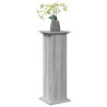 Pedestal expositor con almacenaje gris Sonoma 31x30x90 cm 3