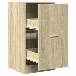Armario botiquín madera ingeniería roble Sonoma 40x41x77.5 cm H