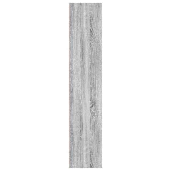 Estantería madera de ingeniería gris Sonoma 60x30x152 cm M 5