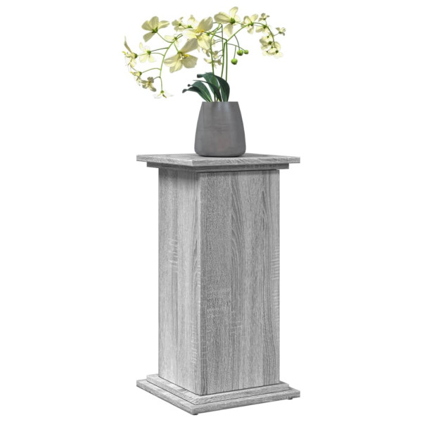 Pedestal expositor con almacenaje gris Sonoma 31x30x60 cm M 3