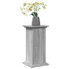 Pedestal expositor con almacenaje gris Sonoma 31x30x60 cm 3