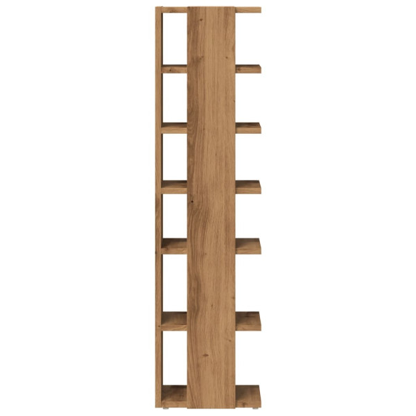 Muebles zapateros 2 uds madera roble artisan 28x27x102 cm M 5