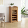 Mueble botellero Panama madera maciza de pino 57x40x111.5 cm 3
