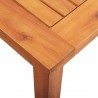 Mesa de jardín madera maciza de acacia 150x90x74 cm 5