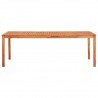 Mesa de jardim 215x90x74 cm madeira de acácia maciça 2