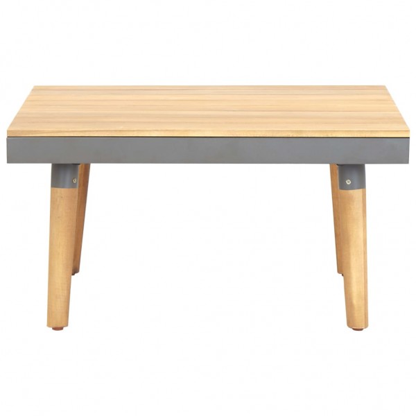 Mesa de centro de jardín madera maciza de acacia 60x60x31.5 cm M 2