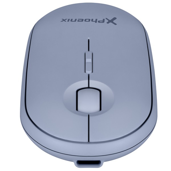 Phoenix rebble ratón inalambrico bluetooth y 2.4 ghz hasta 3 dispositivos con receptor usb clic silencioso para portátil noteboo M 2