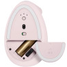 Mouse raton vertical logitech lift 6 botones 4000 dpi wireless inalambrico rosa 5
