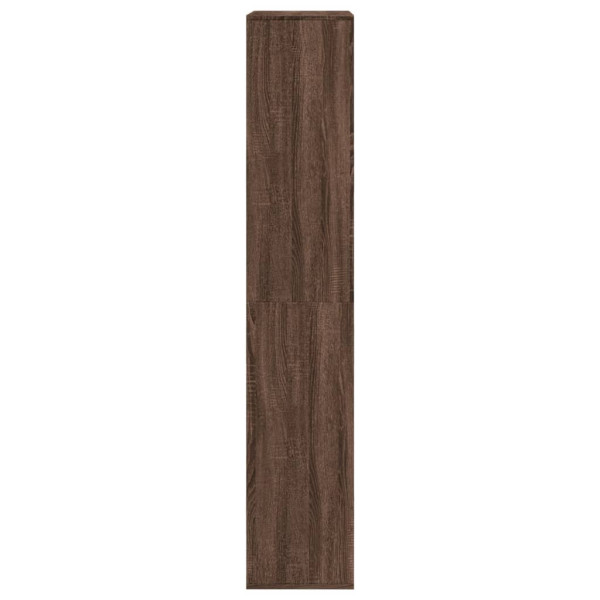 Estantería de madera de ingeniería marrón roble 100x33x175 cm M 5