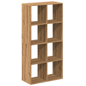 Librería divisora madera roble artisan 69.5x29x137.5 cm H