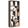 Librería divisora madera ingeniería marrón roble 67x25x161.5 cm 1