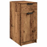 Armario de escritorio madera ingeniería envejecida 33x50x75 cm 2