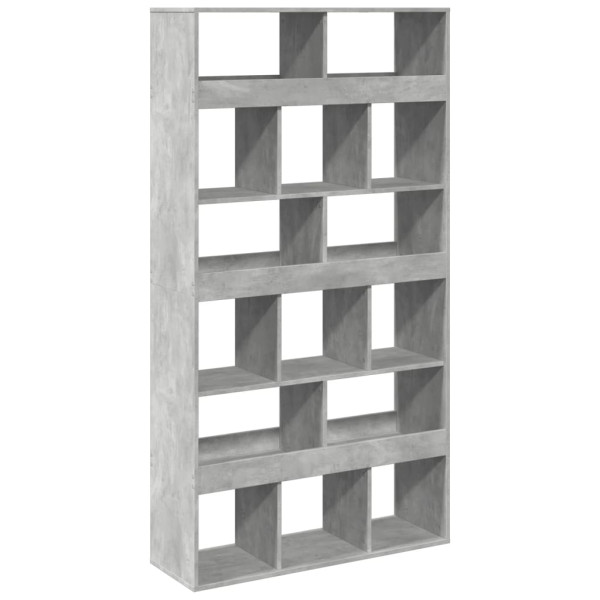 Estantería madera de ingeniería gris hormigón 100x33x187.5 cm M 2