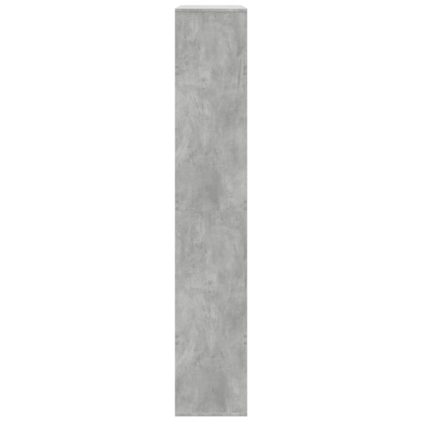 Estantería madera de ingeniería gris hormigón 100x33x187.5 cm M 5