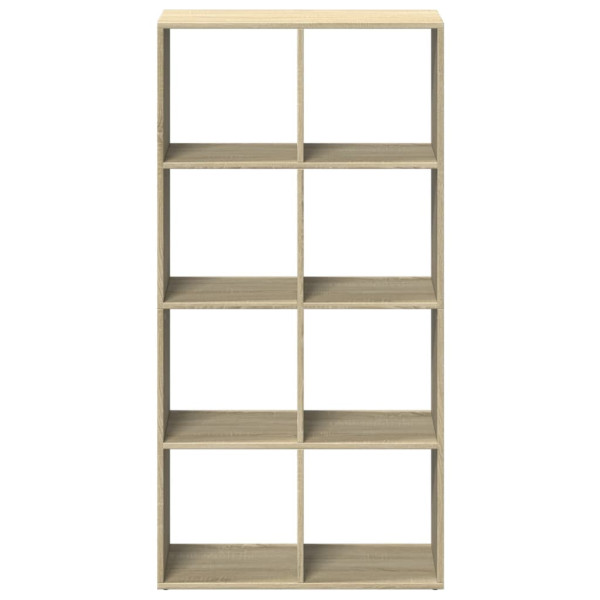 Librería divisor madera ingeniería roble Sonoma 69.5x29x137.5cm M 5