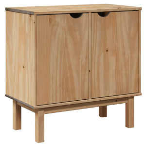 Mueble de recibidor OTTA madera maciza de pino 75x40x75 cm H