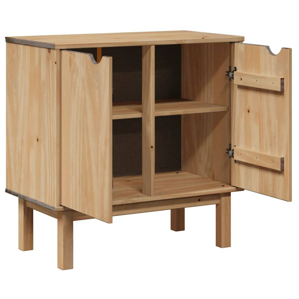 Mueble de recibidor OTTA madera maciza de pino 75x40x75 cm M 5