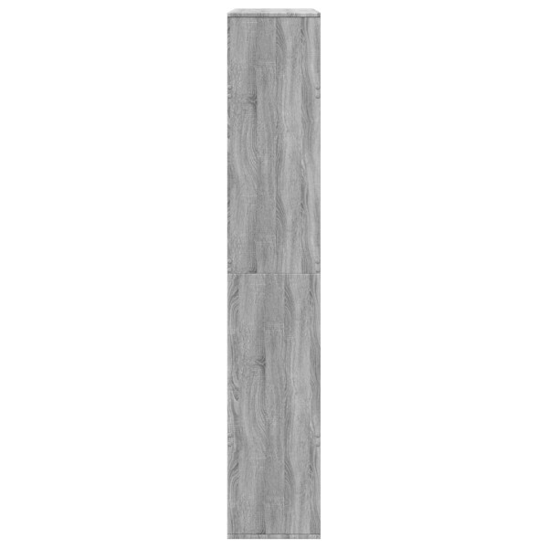 Estantería madera de ingeniería gris Sonoma 100x33x187.5 cm M 5