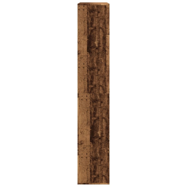 Estantería de madera de ingeniería envejecida 100x33x187.5 cm M 5