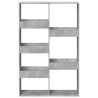 Estantería de madera ingeniería gris hormigón 100x33x155.5 cm 4