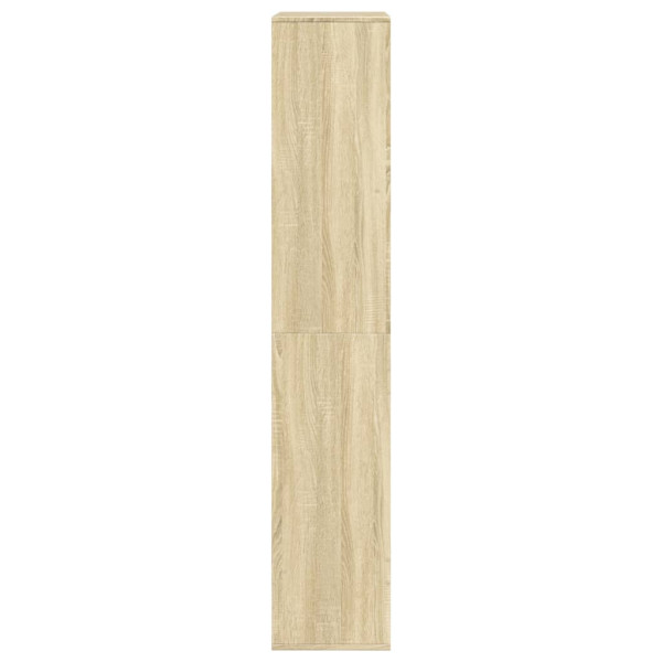 Estantería de madera de ingeniería roble Sonoma 100x33x175 cm M 5