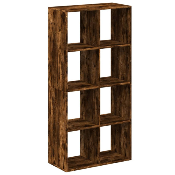 Librería divisora madera roble ahumado 69.5x29x137.5cm M 2
