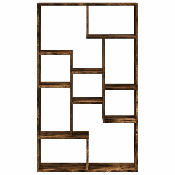 Estantería madera de ingeniería roble ahumado 72x20x120 cm M 5