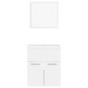 Conjunto de móveis de casa de banho contraplacado branco 5