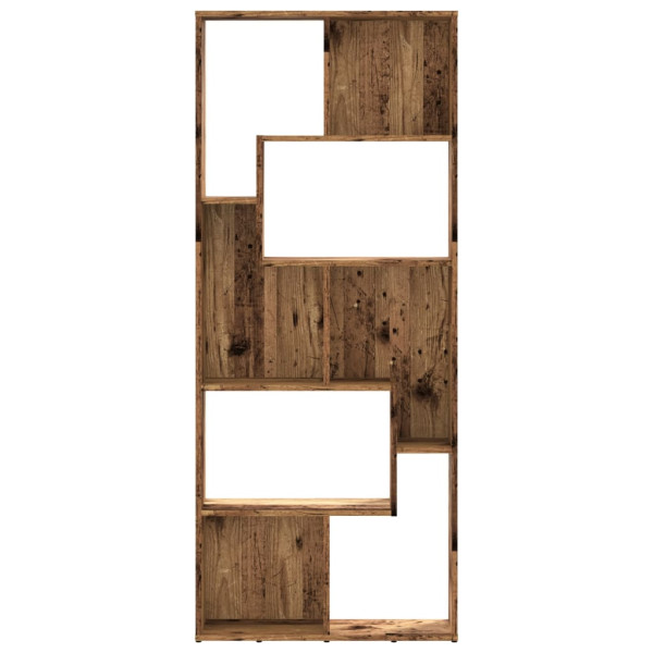Estantería madera de ingeniería color envejecido 67x24x161 cm M 5