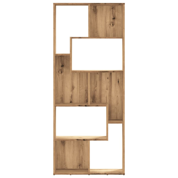 Estantería de madera de ingeniería roble artisan 67x24x161 cm M 5