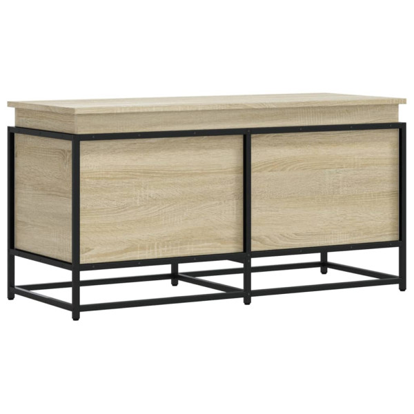 Caja de almacenaje con tapa madera roble Sonoma 100x40x51.5 cm M 2