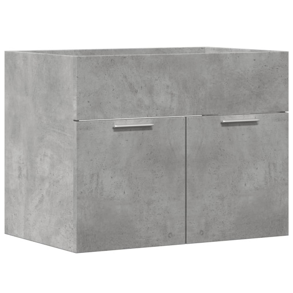 Armario para lavabo contrachapada gris hormigón 60x38.5x46 cm M 2