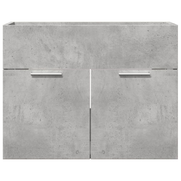 Armario para lavabo contrachapada gris hormigón 60x38.5x46 cm M 4