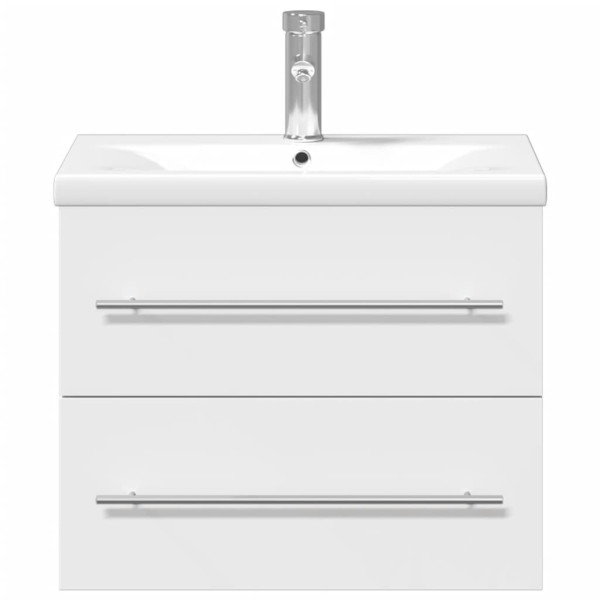 Mueble de baño con lavabo integrado blanco M 5