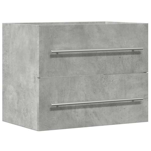 Armario para lavabo aglomerado gris hormigón 60x38.5x48 cm M 2