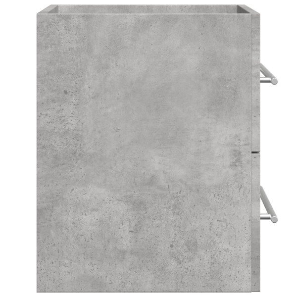 Armario para lavabo aglomerado gris hormigón 60x38.5x48 cm M 5