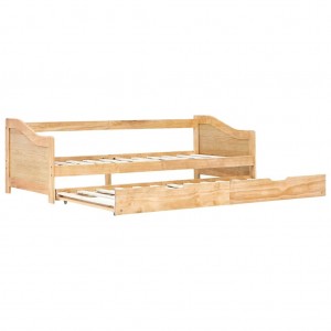 Estructura de sofá cama extraíble madera de pino 90x200 cm H