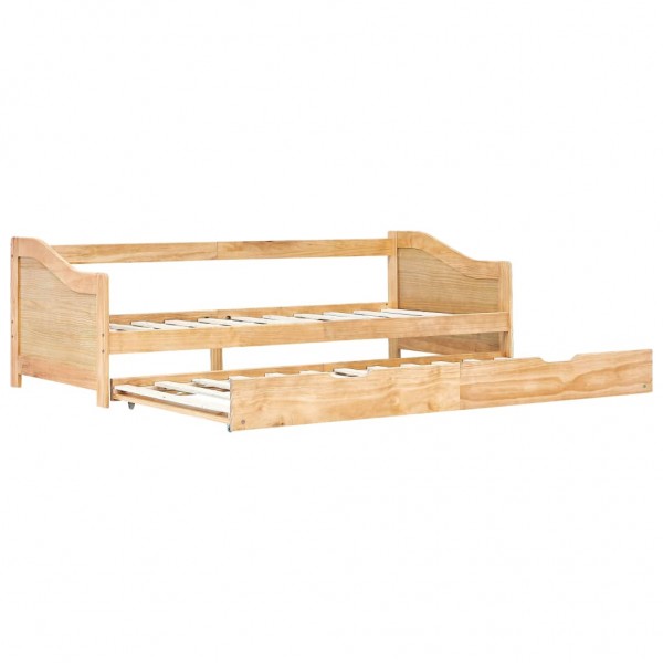 Estructura de sofá cama extraíble madera de pino 90x200 cm M 2
