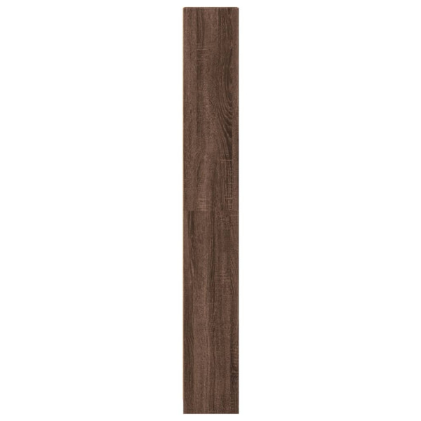 Estantería madera de ingeniería marrón roble 40x24x176 cm M 5
