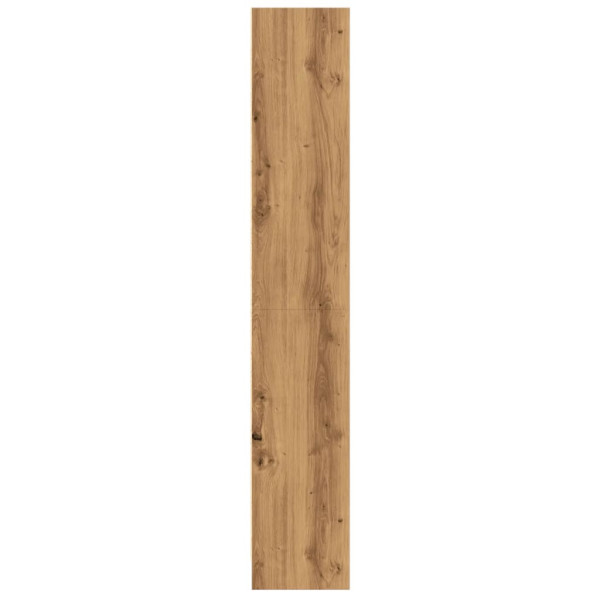 Estantería de madera de ingeniería roble artesanal 60x24x143 cm M 5