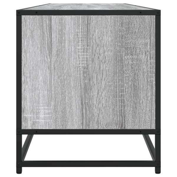 Mueble de TV madera de ingeniería gris Sonoma 180x40x46 cm M 5