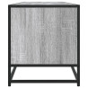 Mueble de TV madera de ingeniería gris Sonoma 180x40x46 cm 5