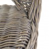 Butaca de ratán kubu gris 5