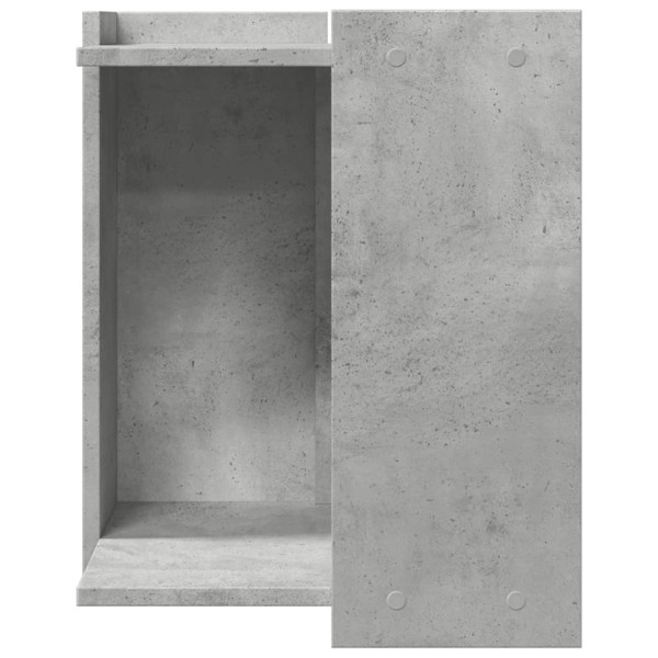 Mueble arenero de gatos madera gris hormigón 42x42x51 cm M 4