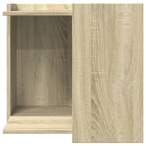 Mueble arenero para gatos madera roble Sonoma 53x53x51 cm M 4
