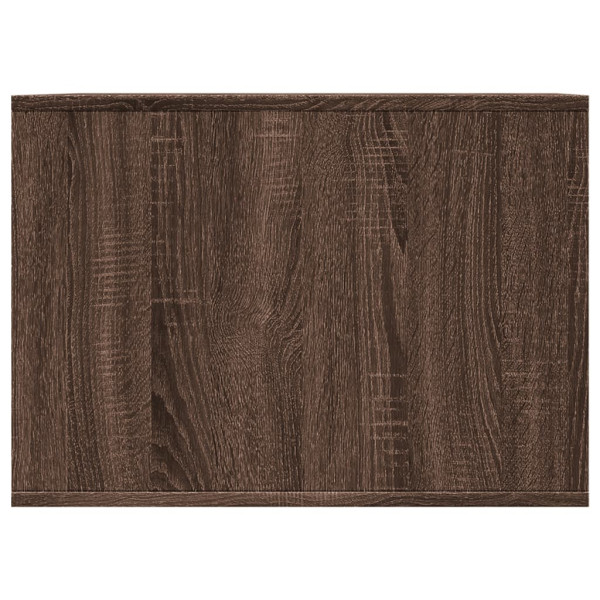 Mueble arenero para gatos madera marrón roble 47x59x42 cm M 5