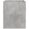 Armario para lavabo contrachapada gris hormigón 80x38.5x46 cm 5